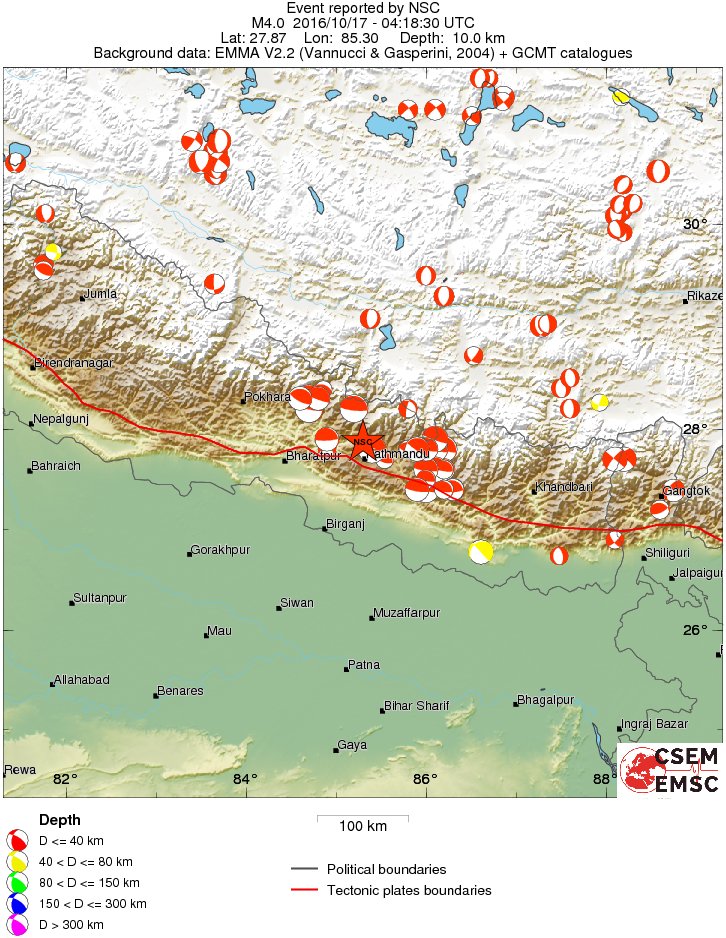 Regional moment Tensor
