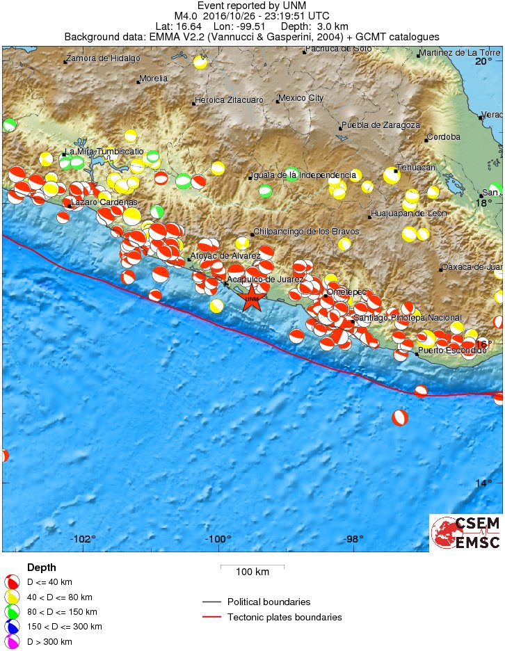Regional moment Tensor