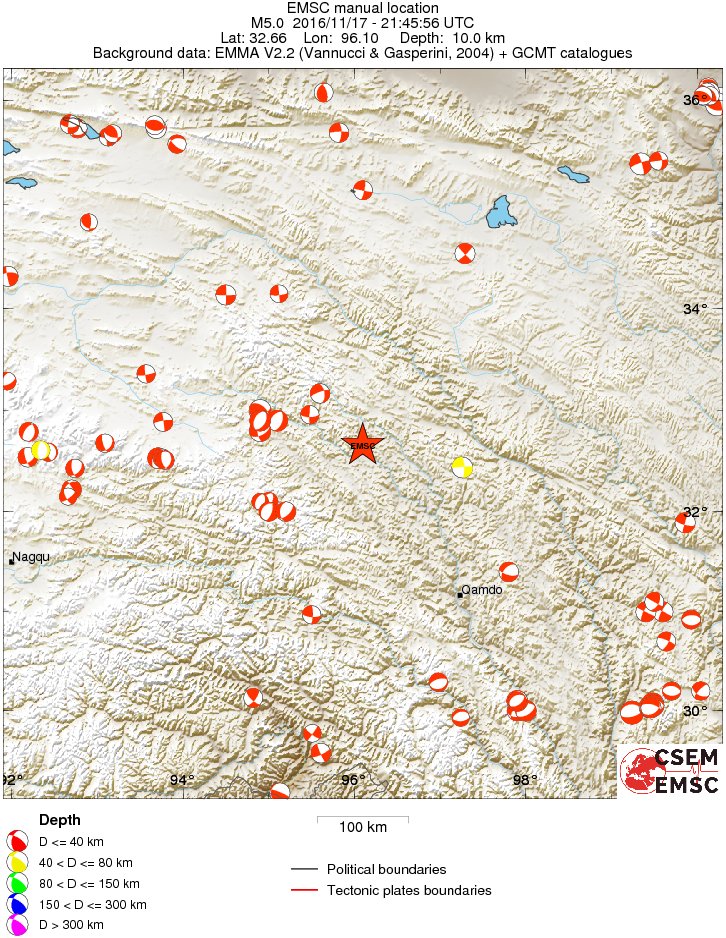 Regional moment Tensor