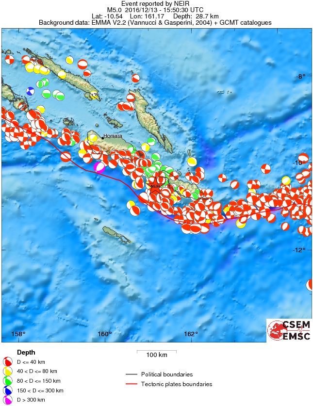 Regional moment Tensor