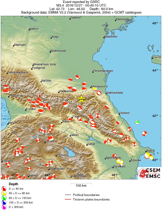 Regional moment Tensor