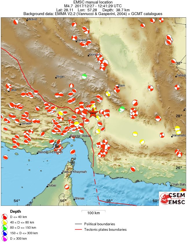 Regional moment Tensor