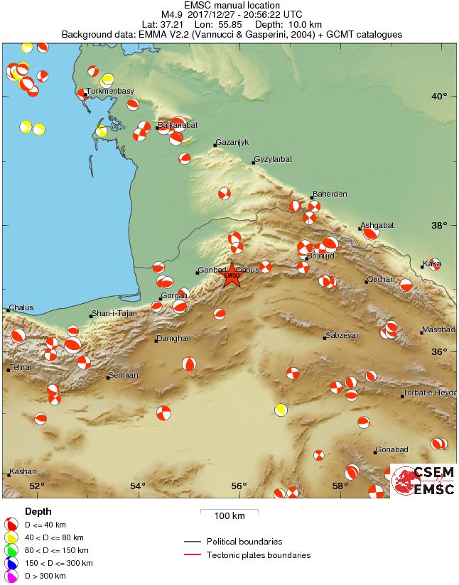 Regional moment Tensor