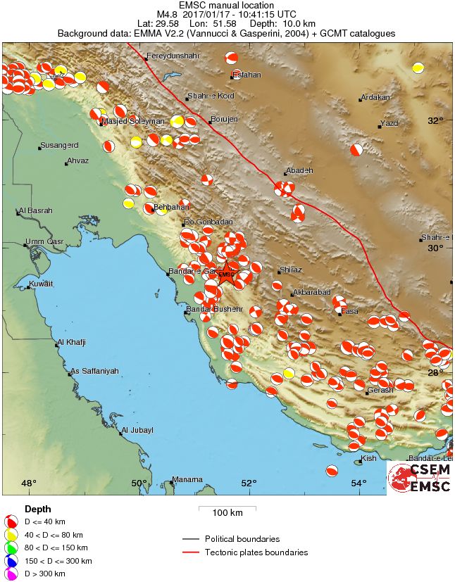 Regional moment Tensor