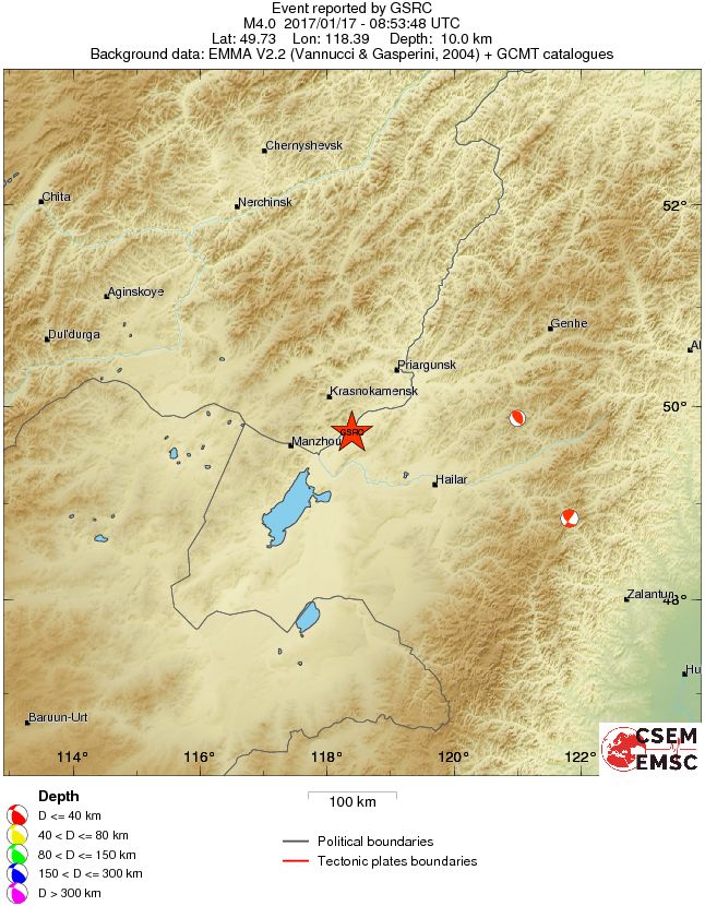 Regional moment Tensor