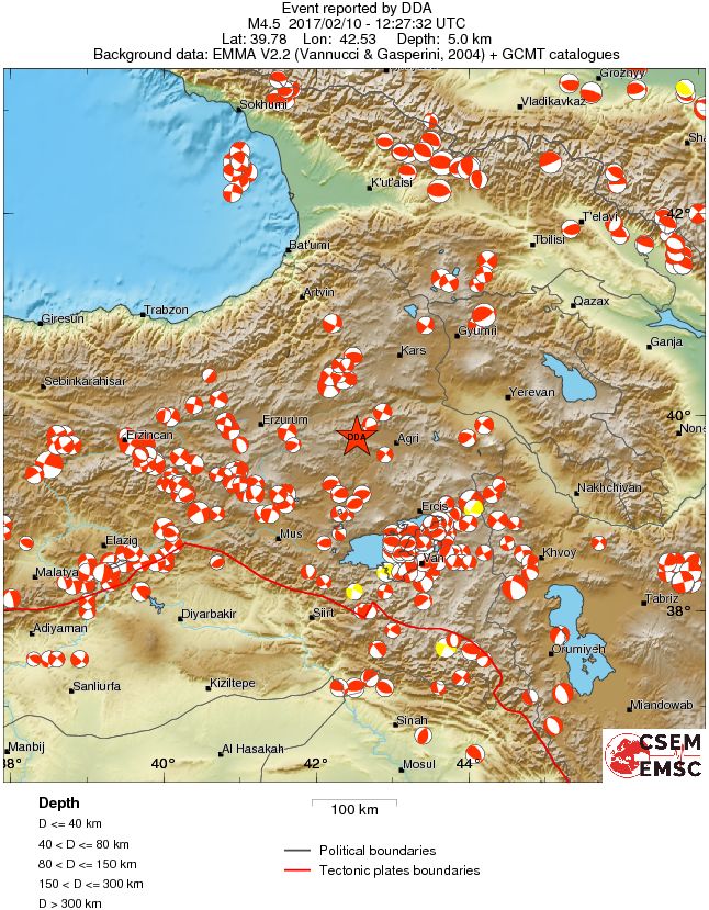 Regional moment Tensor