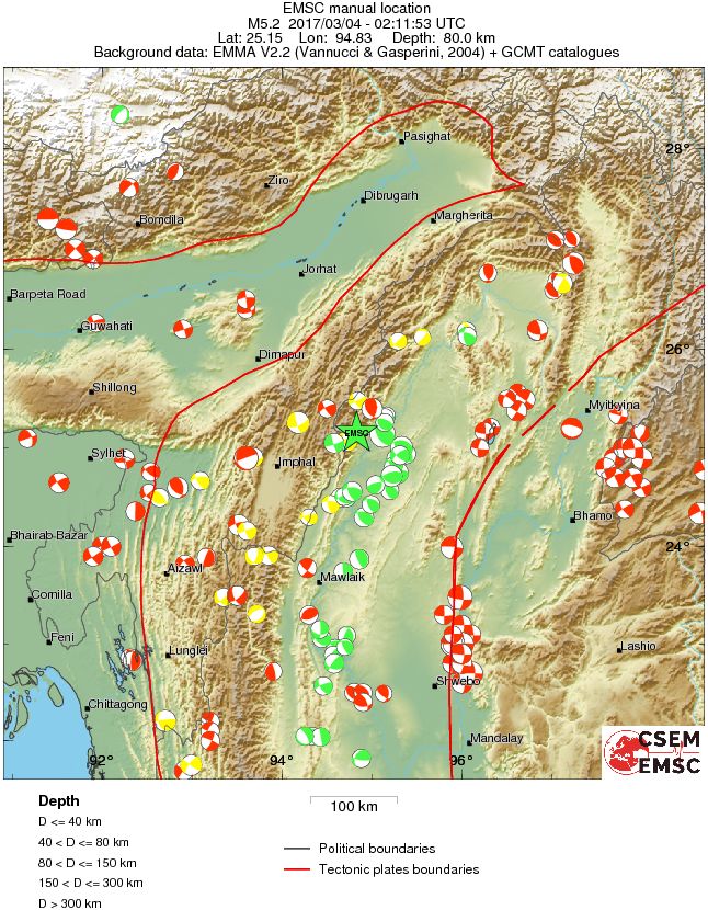 Regional moment Tensor