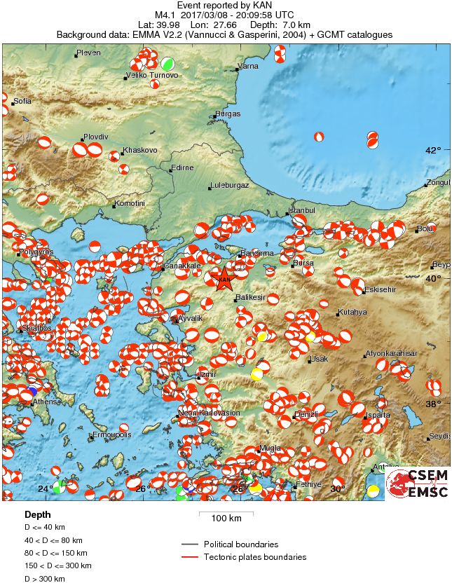 Regional moment Tensor