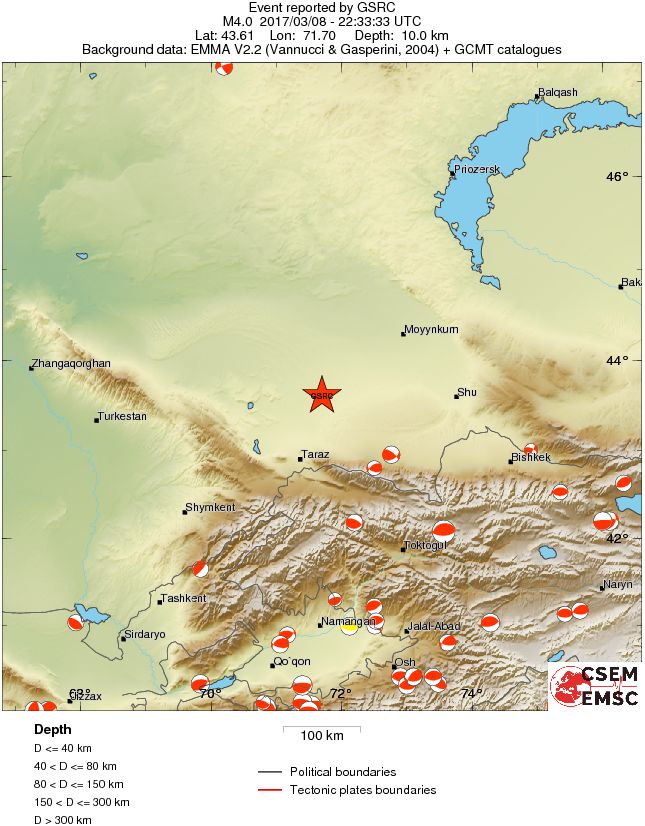 Regional moment Tensor