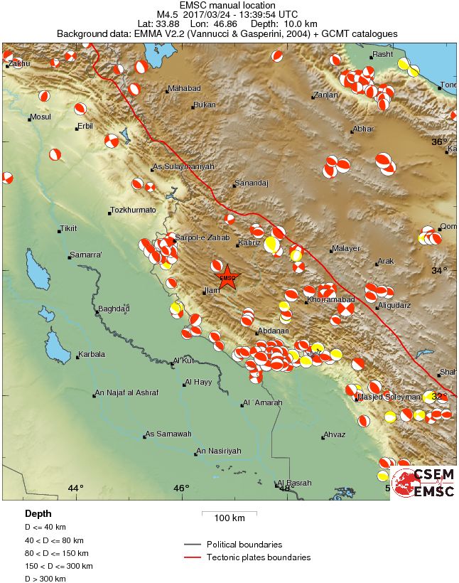 Regional moment Tensor