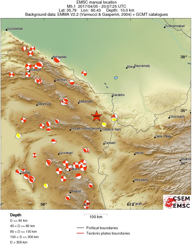 Regional moment Tensor