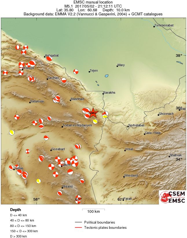 Regional moment Tensor