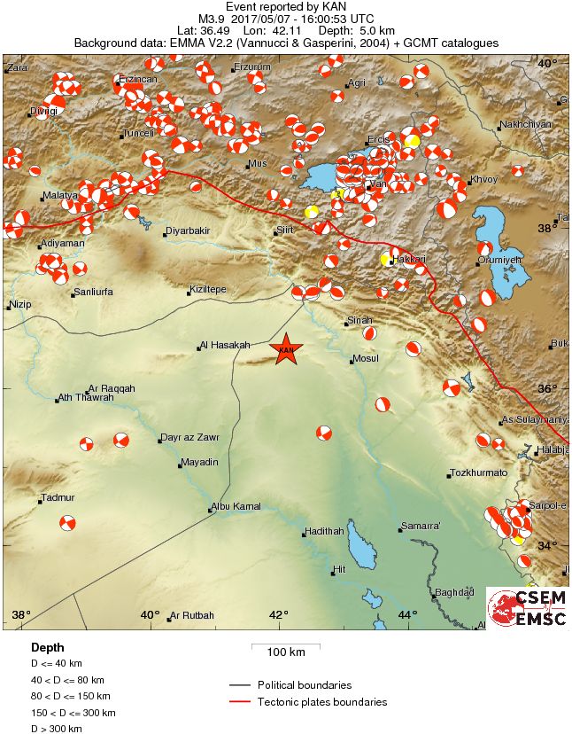 Regional moment Tensor
