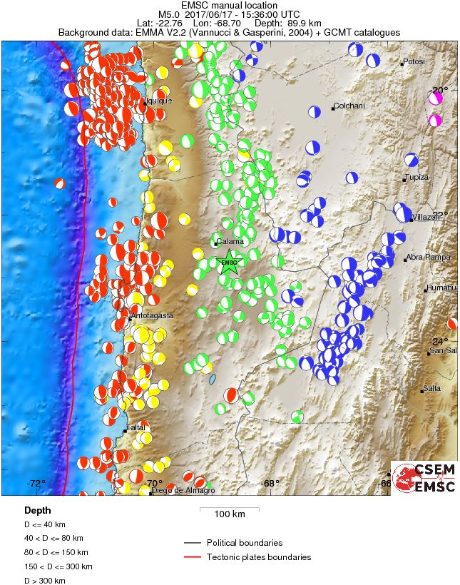 Regional moment Tensor