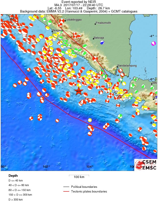Regional moment Tensor