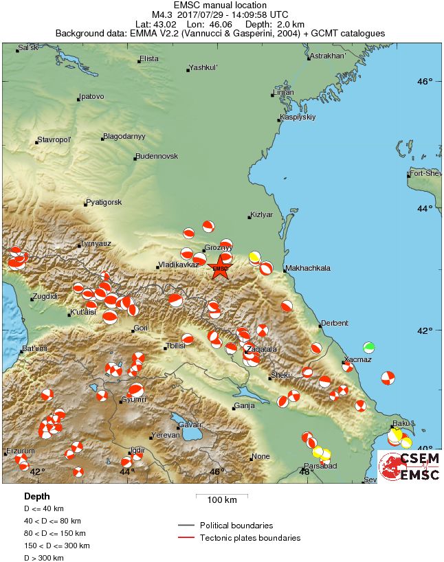 Regional moment Tensor