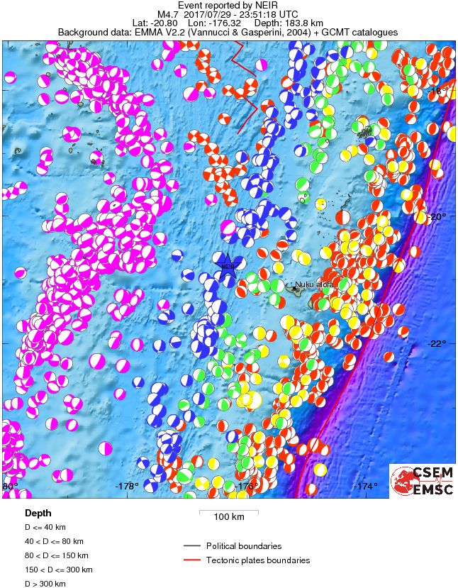 Regional moment Tensor