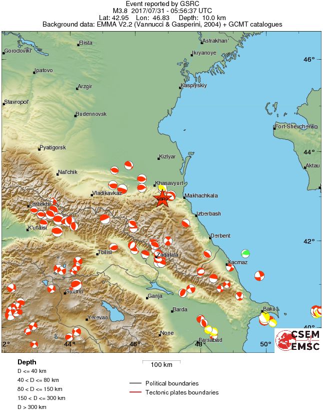 Regional moment Tensor