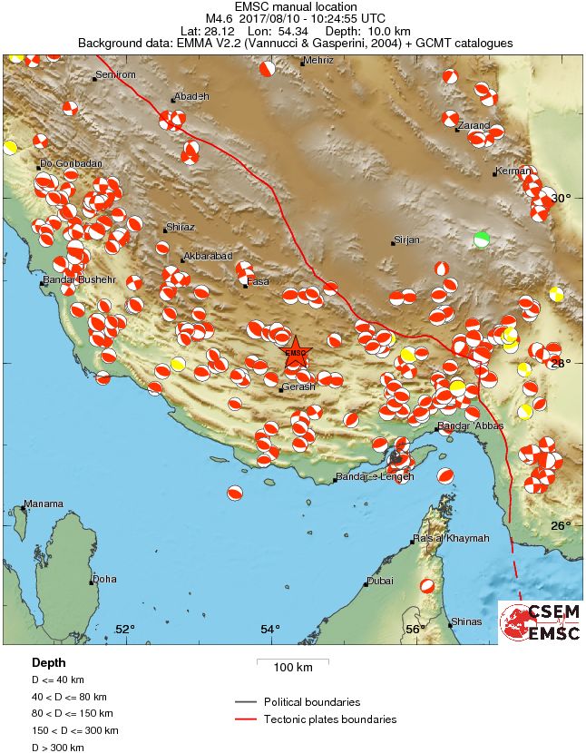 Regional moment Tensor