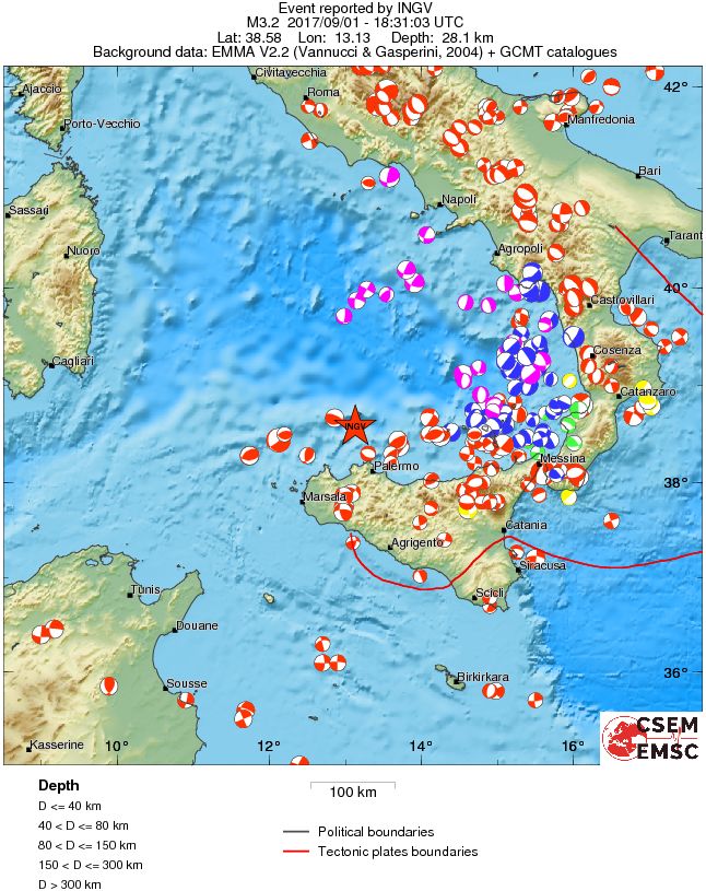 Regional moment Tensor
