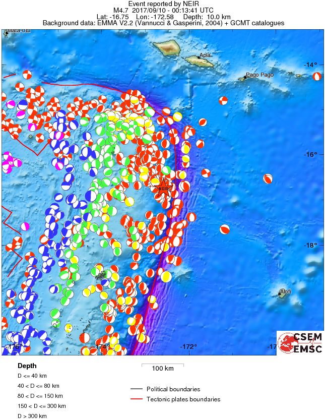 Regional moment Tensor