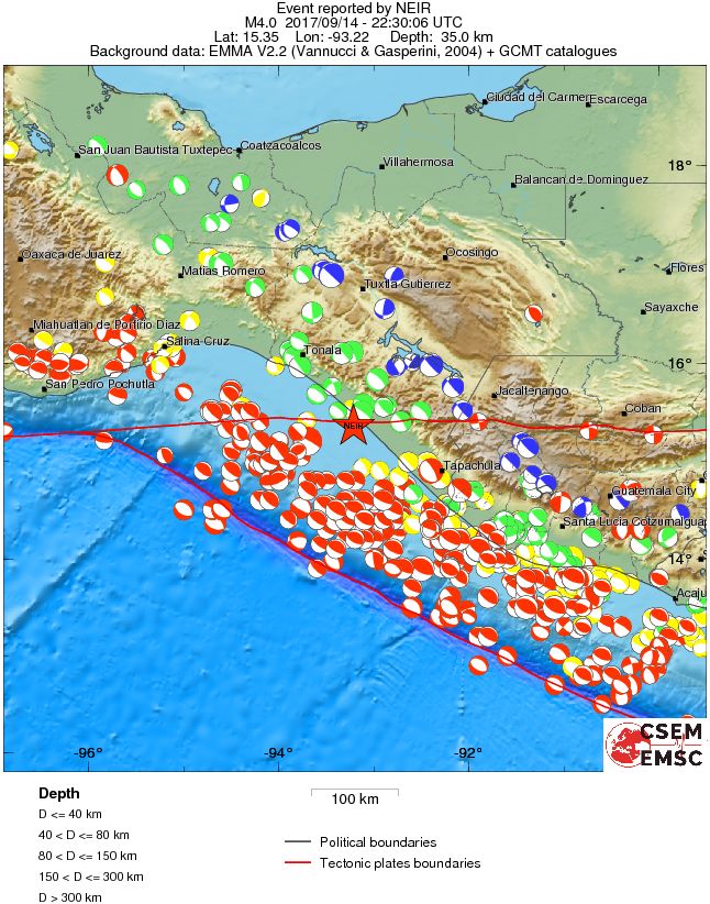 Regional moment Tensor