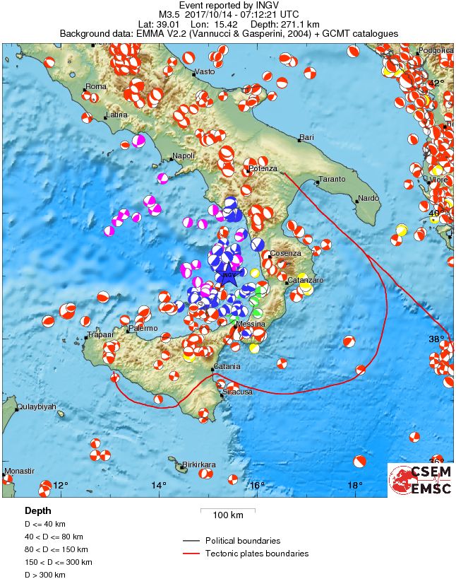 Regional moment Tensor