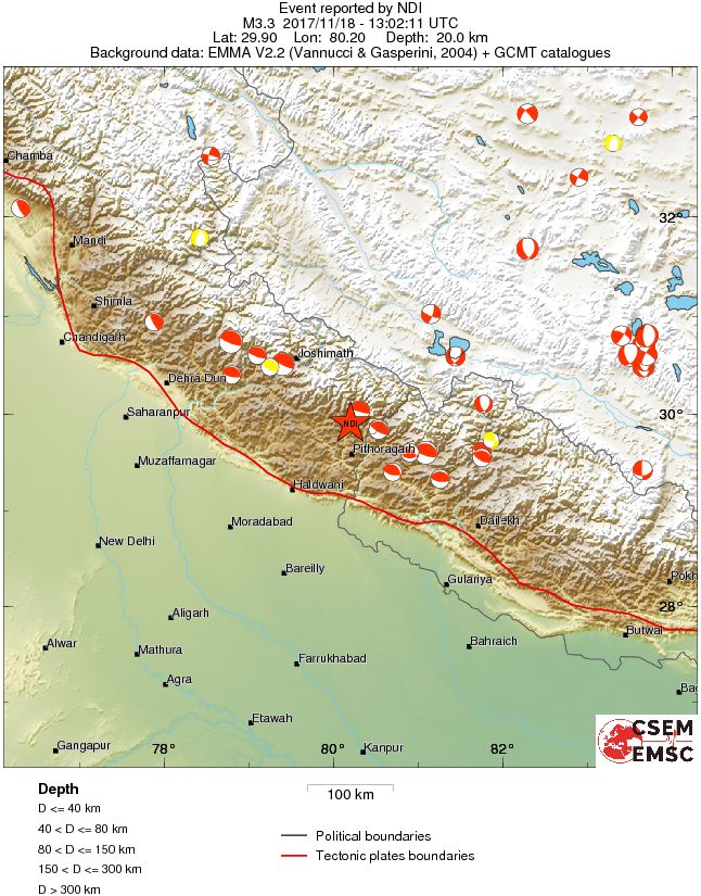 Regional moment Tensor