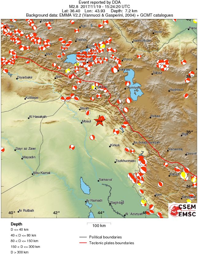 Regional moment Tensor