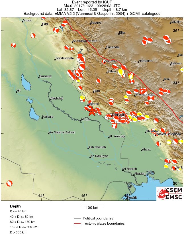 Regional moment Tensor