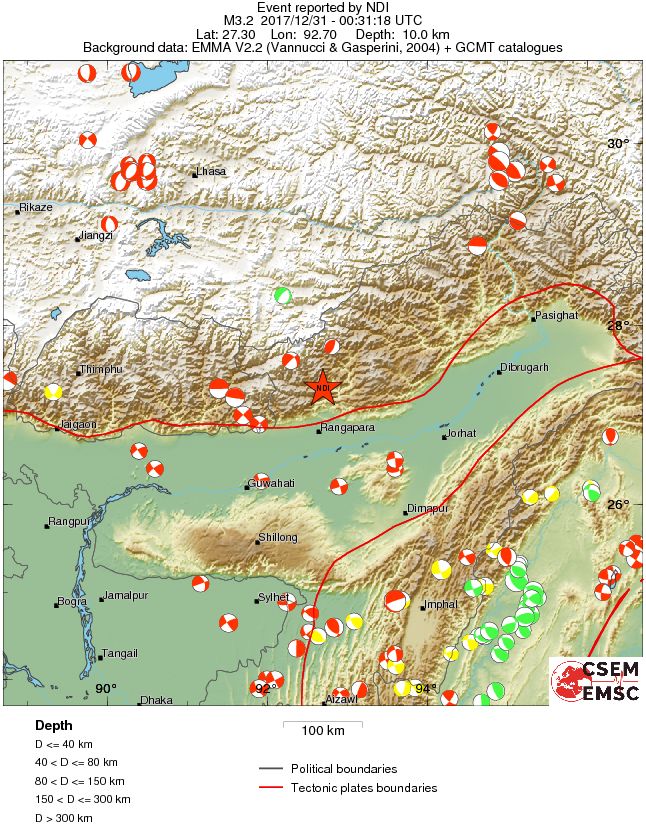 Regional moment Tensor