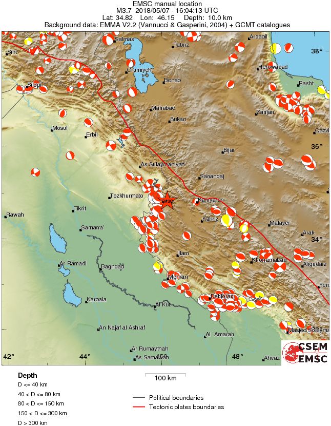 Regional moment Tensor