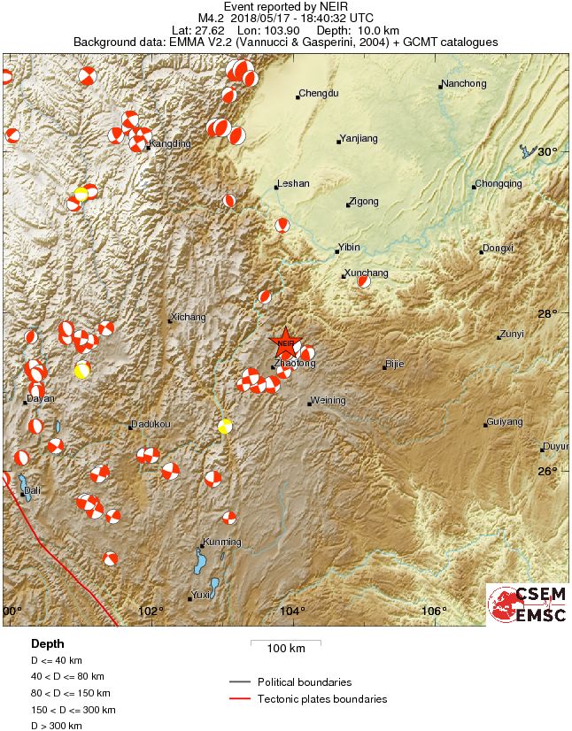 Regional moment Tensor