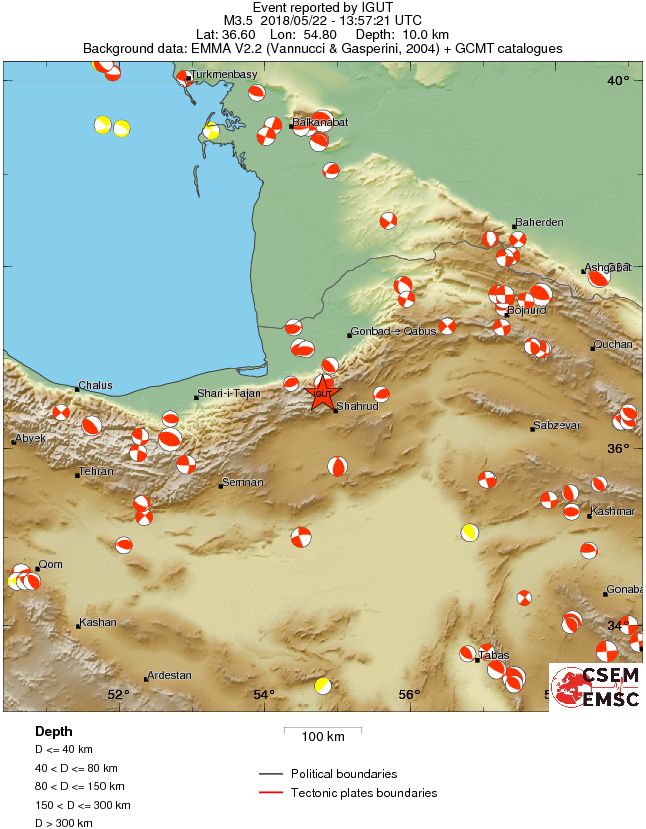 Regional moment Tensor
