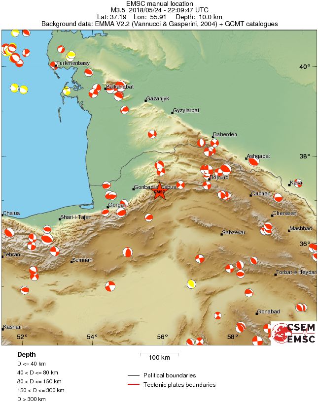 Regional moment Tensor