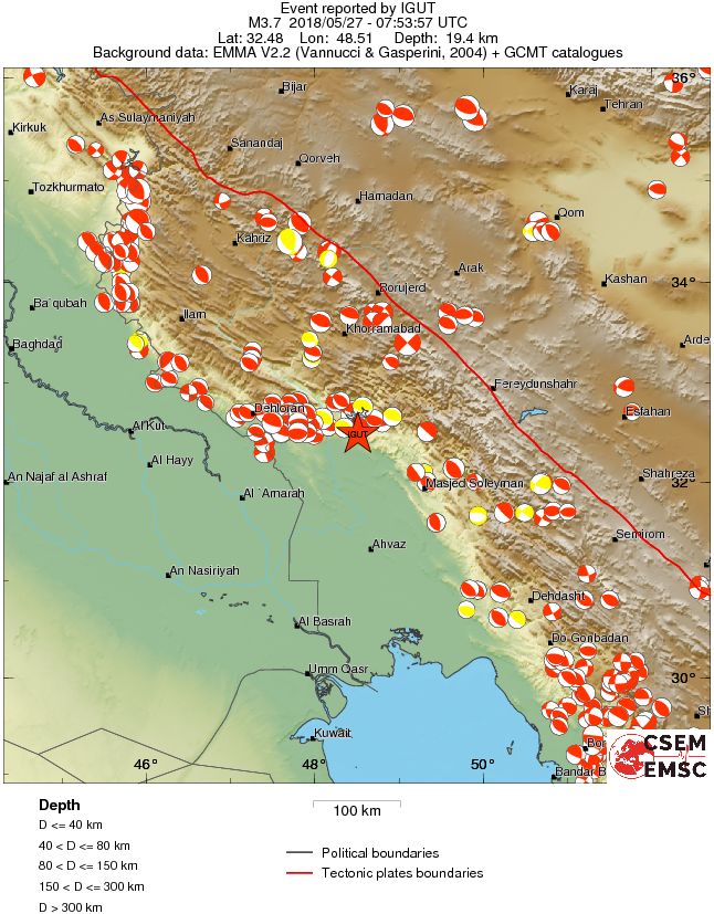 Regional moment Tensor