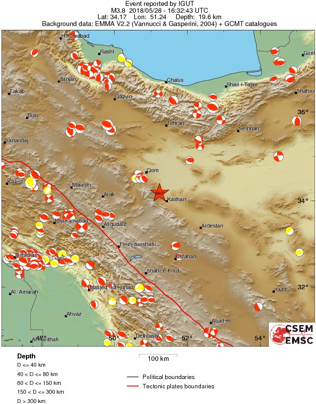 Regional moment Tensor