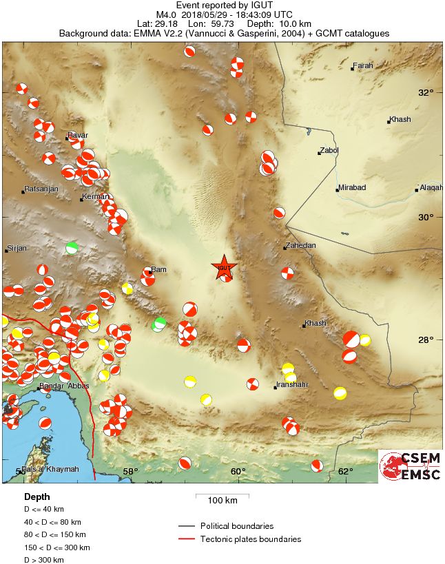 Regional moment Tensor