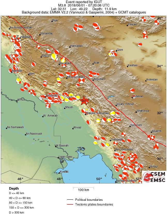 Regional moment Tensor