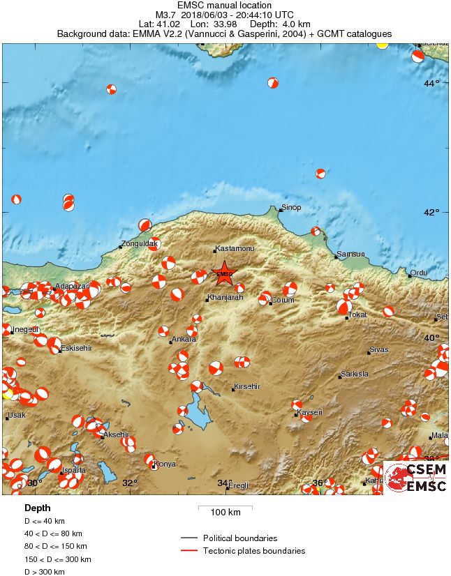Regional moment Tensor