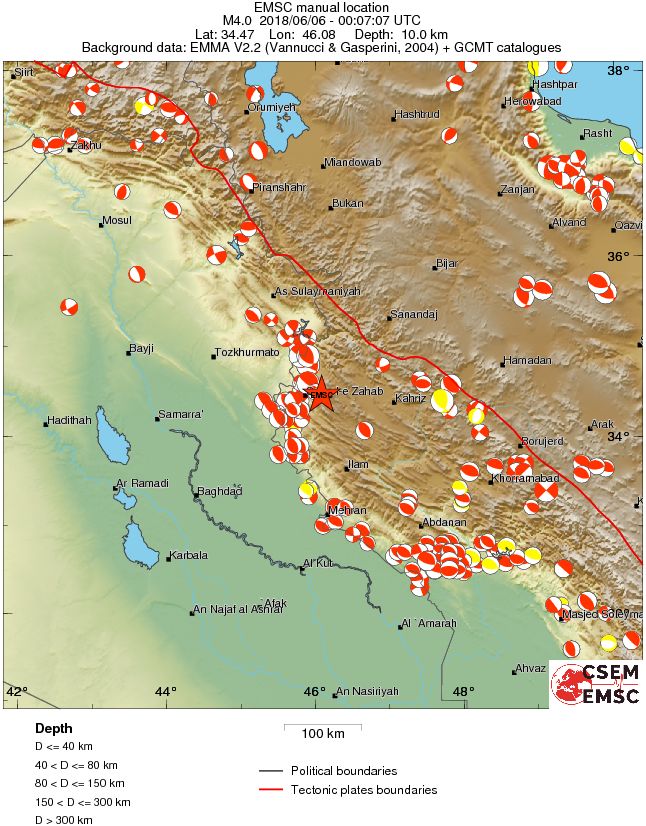 Regional moment Tensor