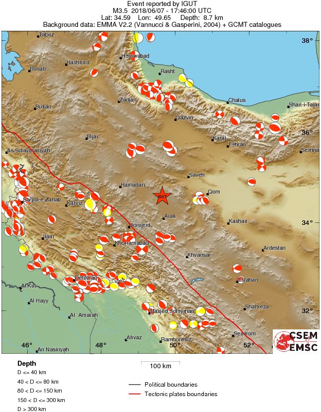 Regional moment Tensor