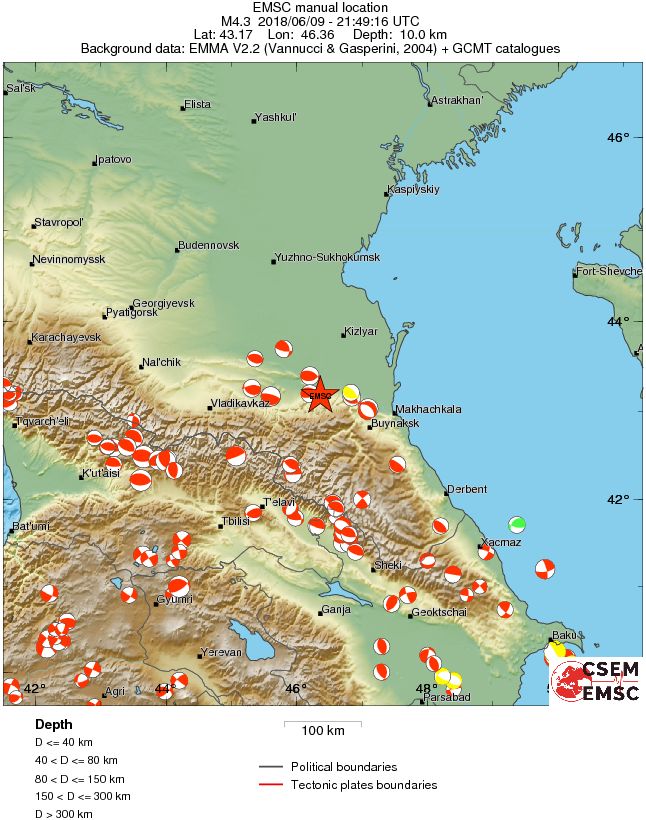 Regional moment Tensor