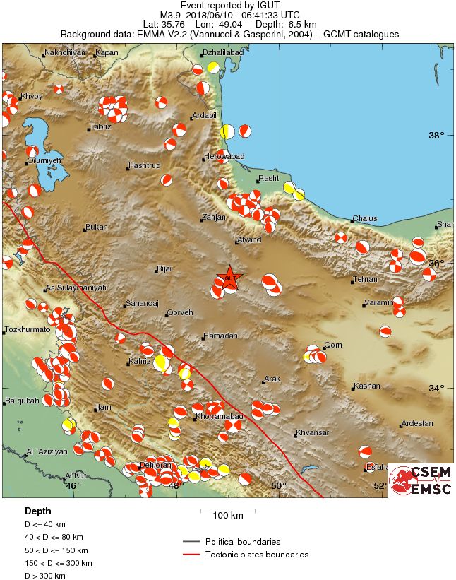 Regional moment Tensor