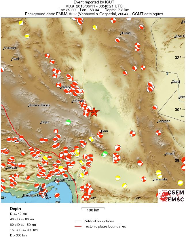 Regional moment Tensor
