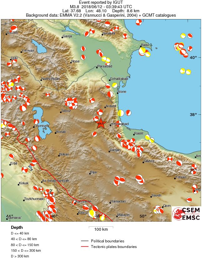 Regional moment Tensor