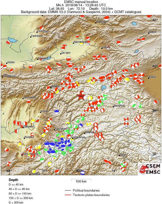Regional moment Tensor