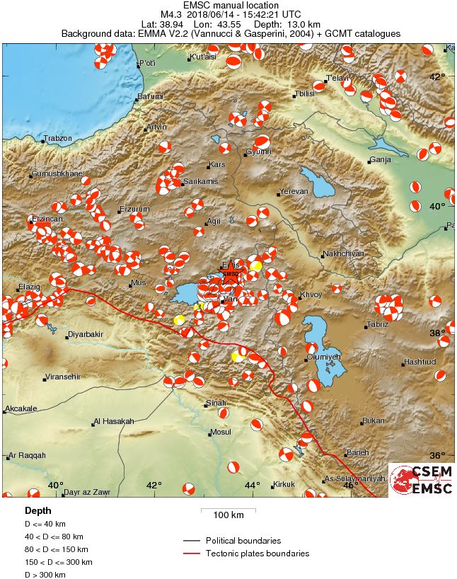 Regional moment Tensor