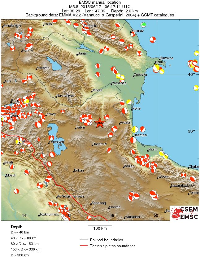 Regional moment Tensor