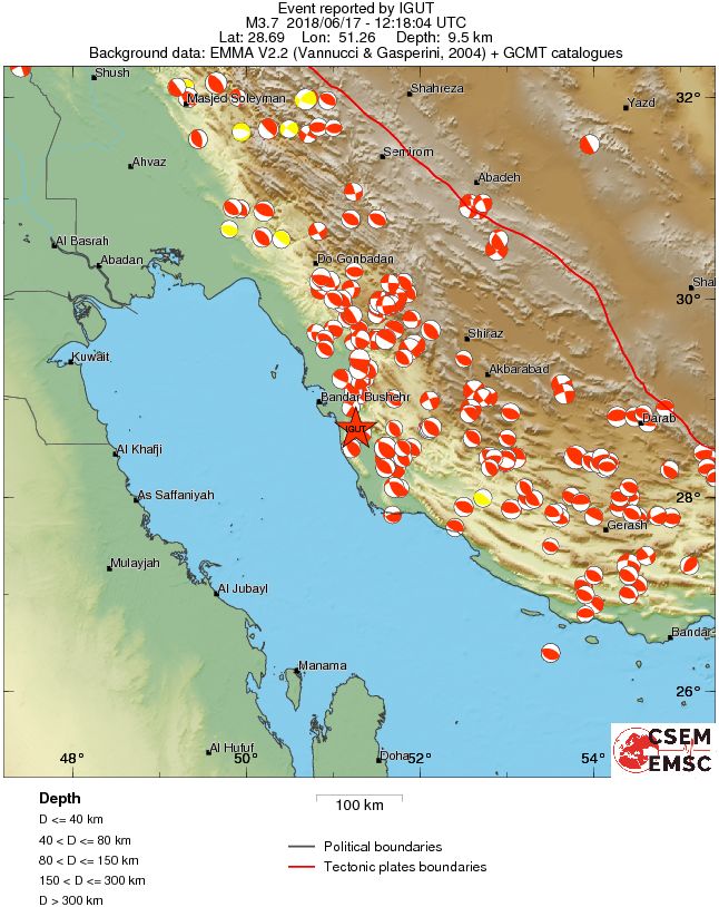 Regional moment Tensor